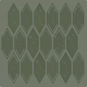 Moss Green Picket - ceramic tile